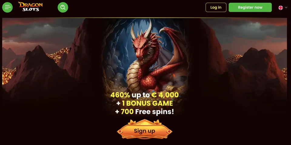 Dragonslots Casino website preview